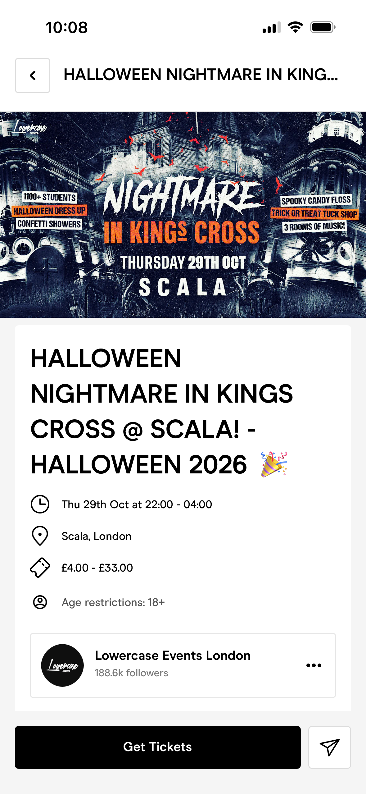 Halloween club